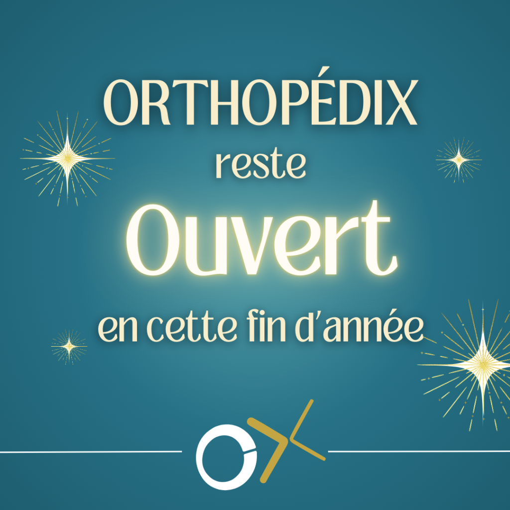 Ouverture Orthopedix 2024 fin d'année meilleurs voeux 2025
